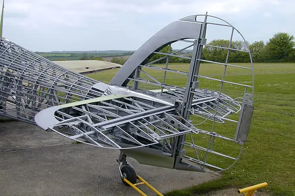 Tailplane before fabricing