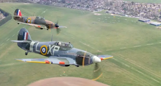 Hurricanes over White Waltham